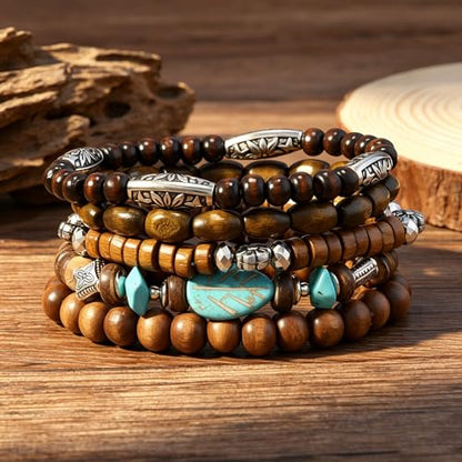 Gothic Bracelet Adjustable Punk Braided Leather Multilayer Grunge Set Bracelets Emo Metal Cuff Wrap Bangles Meaningful Gift - color: J-BZ-62