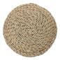 Zerodeko Cotton Filled Meditation Cushion Handmade Straw Woven Yoga Seat Pad Decorative Mat