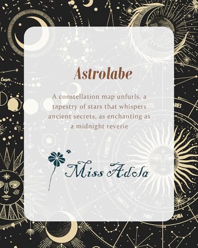 Miss Adola Aesthetic Canvas Tote Bag - Reusable Shoulder Tote Bag for Women Lady Casual Vacation, Shopping, Work, Gym - style: Mystic Astrology