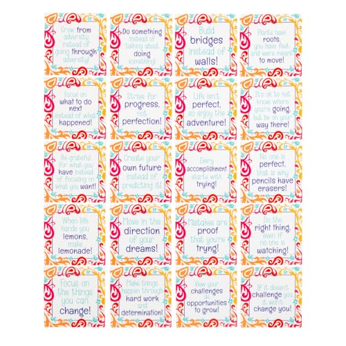 Really Good Stuff Little Enlightenments – Positive Self-Talk – Set of 40 – Boxed Card Set – Gift of Positivity and Inspiration – Social-Emotional Learning – Mental Health - style: Positive Self-Talk Cards