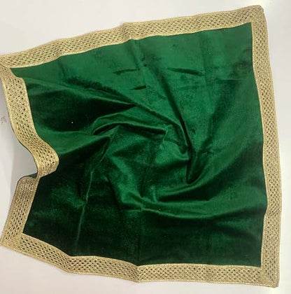 SMMS Spiritual Velvet Table Cloth Altar Tarot Spread (Green, Small- 46cm*46cm/ 18inch*18inch) - color: Green, size: Small- 46cm*46cm/ 18inch*18inch