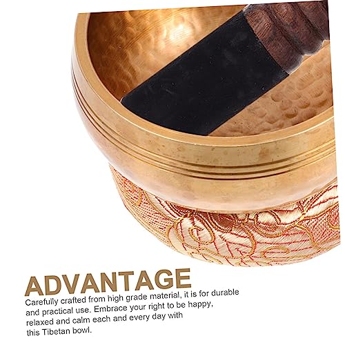 LIOOBO Sound Bowl Meditation Kit Singing Bowl Mallet Cushion Meditation Decor for Home