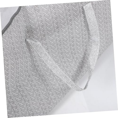 Vaguelly Large Capacity Foldable Storage Bag Organizer for Clothes and Blankets Heavy-Duty Fabric Zipper for Closet Organization and Moving Supplies