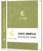 CAGIE Lined Journal Notebook for Women Men, A5 Hardcover Linen Journals for Writing 256 Pages, Aesthetic Womens Diary, Gifts 8.3'' x 5.7'' Light Olive - color: Light Olive