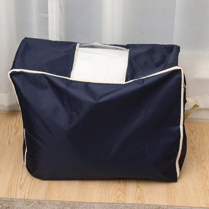 SOLUSTRE Extra Large Quilt Storage Bag Oxford Luggage Bag Washable Home Storage Organizer Organizer Clothing Container Case