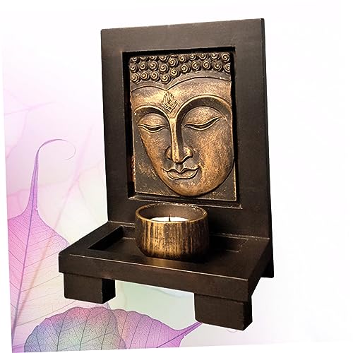 DECHOUS 1pc Home Decor Candle Stand Home Décor Candle Holder Zen Garden for Desk Desktop Adornment Zen Garden Mini Table Top Decor Topper Candlestick Present