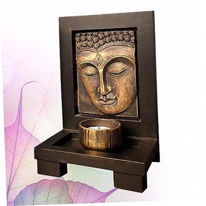 DECHOUS 1pc Home Decor Candle Stand Home Décor Candle Holder Zen Garden for Desk Desktop Adornment Zen Garden Mini Table Top Decor Topper Candlestick Present