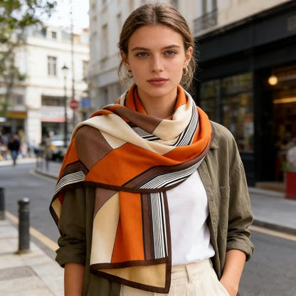 Women Scarf Neck Scarves Headscarf Fashion Scarves Long Lightweight Shawls for Women BA23 - color: Ba236