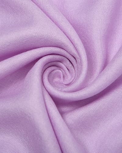 KVSS Women's Fine Knit Shawl, 55% Cashmere 45% Mulberry Silk, X Gauge 120/2NM Yarn Lightweight Spring Summer Wrap Scarf - color: Primula