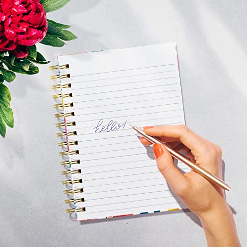 Designer Greetings, Designer Papers Flex Cover Journal with Elastic Band, Floral - 320 Pages (6” x 8.25”) - Back-to-School Supplies, Creative Writing, Personal Notes - style: Floral