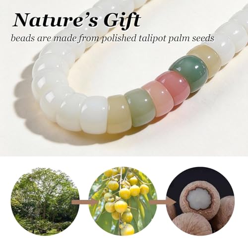72ore Bodhi Bracelet Fidget Bracelet for Women Natural Bodhi Seed Bracelets Stretch Protection Healing Jewelry Anxiety Relief Items - color: A9:bodhi bracelet