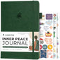 Clever Fox Inner Peace Journal – Guided Stress & Anxiety Relief Journal with Prompts – Healing & Self-Discovery Notebook for Women & Men (Forest Green) - color: Forest Green