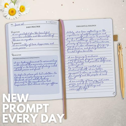 Life & Apples Mental Health Journal and Premium Pen Set: Guided Anxiety Journal with Prompts and a Luxury Pen for Journaling
