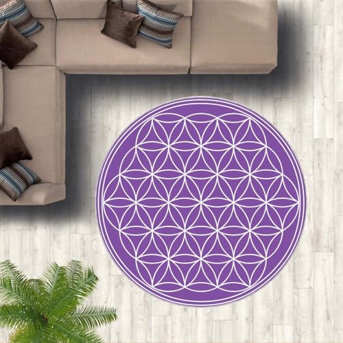 Tree of Life Yoga and Meditation Carpets (2.2 feet / 28 inc / 70 cm)