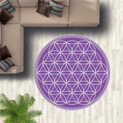 Tree of Life Yoga and Meditation Carpets (2.2 feet / 28 inc / 70 cm)