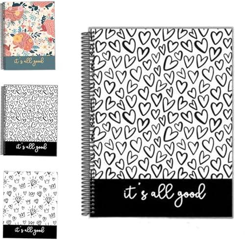 Mental Health Mood Journal – Your Daily Self-Care Companion, Guided Mental Health Journal, 90 Day Mood & Anxiety Tracker with Prompts for Gratitude, Self Care, Sleep & Stress Management (#b) - color: #b