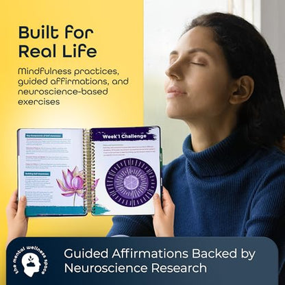 SHINE: A Guided Transformation Journal by Dr. Tracey Marks | 12-Week Mental Health, Gratitude & Self-Care Workbook for Women & Men | Mindset Reframing Prompts, Affirmations, Emotion Wheel | Vol 1