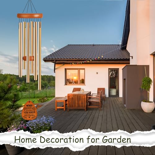 Retirement Gift for Women, 35" Wind Chimes, Happy Retired Gifts for Women Men Coworker Nurse Teacher