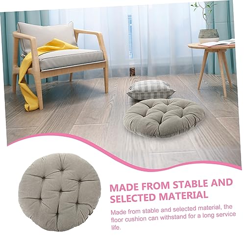 Meditation Seat Pad Round Floor Pillow Yoga Bolster Thick Cushion for Outdoor Indoor Use Comfortable Seat Pad for Living Room