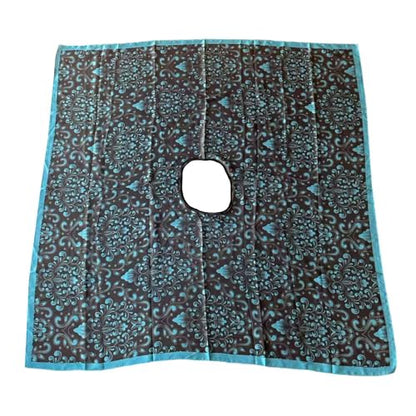 Women's Satin Cover Up Short Poncho Tops Sheer Chiffon Boho Pashmina Shawl Beach Soft Shawl - color: Style16