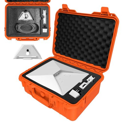 Hard Storage box for Mini and Accessories, IP67 Shockproof Travel Carrying Box with Lockable Holes and Air Valve, for Camping Hiking Off Roading