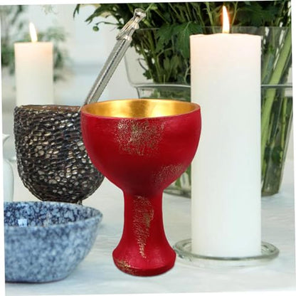 STOBAZA Altar Supplies Resin Altar Cup Holy Resin Cup Prop Desktop Decor Vessel