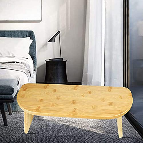 Bamboo Meditation Bench, Foldable & Ergonomic Meditation Stool, Comfortable for Kneeling or Sitting, Perfect for Deeper & Longer Meditation