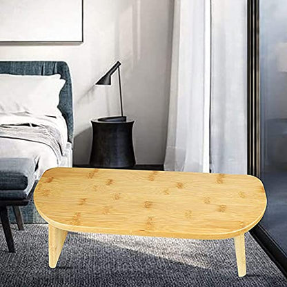 Bamboo Meditation Bench, Foldable & Ergonomic Meditation Stool, Comfortable for Kneeling or Sitting, Perfect for Deeper & Longer Meditation