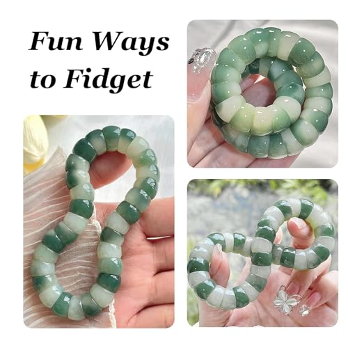 Long tiantian Bodhi Fidget Bracelet for Women Natural Mudi Bodhi Seed Stretch Bracelets Protection Healing Jewelry Anxiety Relief Items - color: A3
