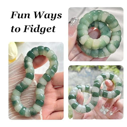 Long tiantian Bodhi Fidget Bracelet for Women Natural Mudi Bodhi Seed Stretch Bracelets Protection Healing Jewelry Anxiety Relief Items - color: A3