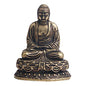 Cabilock Mini Zen Buddha Statue Antique Meditation Ornament for Decor Tranquil Temple Sculpture for Relaxation Zen Aesthetic for Family Friends