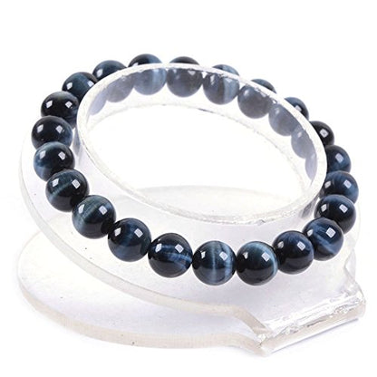 Justinstones Gem Semi Precious Gemstone 8mm Round Beads Stretch Bracelet 7 Inch Unisex