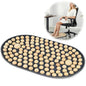 Feet Acupressure Mat, Wood Foldable Foot Massager Mat, Portable Pressure Point Massage Pad, Anti Fatigue Office Standing Desk Pad, Reflexoloy mat, Stand Up Pad, Relieve Foot Pain