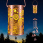 Retisee Rooster Solar Wind Chimes Outdoor Metal Rooster Gifts Solar Light Windchimes Outside Indoors Christmas Decoration Birthday Gift for Home Lawn Porch Patio Garden Yard - style: Rooster