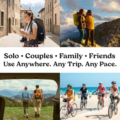 50 Scratch-Off Travel Challenge Cards - Unique Travel Gift for Women, Men, Couples & Travelers - Instant Adventure Ideas & Prompts for Trips or Hometown