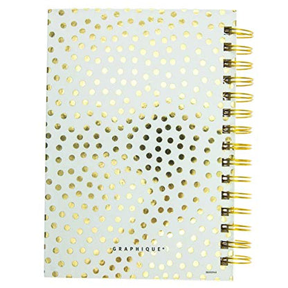 Graphique Designer Notebooks - "Do More of What Makes You Sparkle" - Spiral Bound Writing Journals for Offices, Schools, Classrooms, and More - Hard Cover with 160 Ruled Pages (6.25" x 8.25") - color: Sparkle