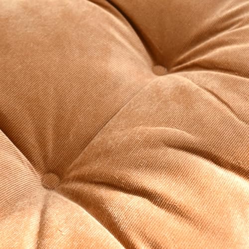 Square Meditation Pillow, Large Floor Pillow Cushion,Solid Thick Tufted Seat Cushion Janpanese Quilted Chair Mat for Balcony Bedroom Tatami Living Room(55x55cm, G) - color: G