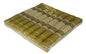 Floor Cushions Thai Cushion Meditation Zabuton Thai Style Soft Stuffed Filled Kapok Size 20"x20"x3" (Green)