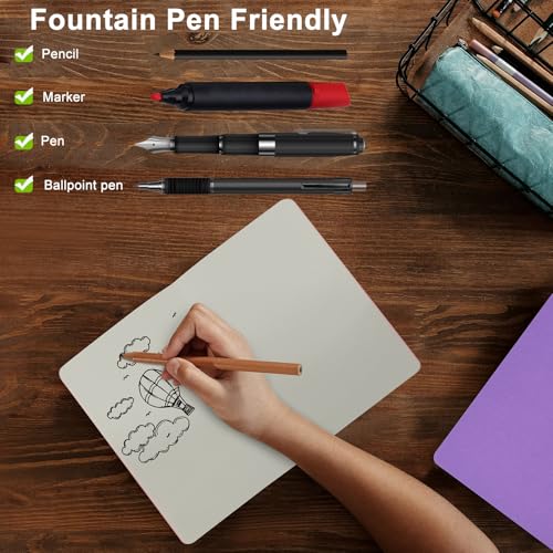12 Pack Colorful Blank Notebooks Bulk, A5 Journals with 12 Colors, 60 Pages/30 Sheets, 8.3x5.5 Inch, Plain Paper, Travel Writing Journal Notebooks for Work & School
