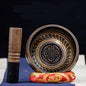 3pc 11.5cm Handmade Buddha Sound Black Bowl Yoga Meditation Singing Bowl Home Decor Ornaments