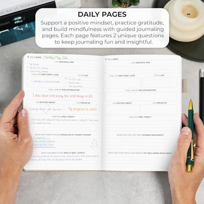 Clever Fox Self-love Journal – Guided Self-Discovery Log for Self-care, Reflection & Self-help, Mental Health, Gratitude & Mindfulness (Seashell) - color: Seashell