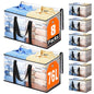 Extra Large Heavy Duty Moving Bags, Storage Bags with Strong Zippers & Handles, Packing Bags for Moving Essentials, Ideal Storage Tote for Home, Dorm & Storage Solutions, 76L, 8 Packs, Clear - size: 76L