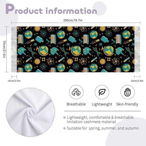 Ladies Warm Autumn Scarf Pashmina Wraps Shawl Winter Cozy - color: Picture (362)
