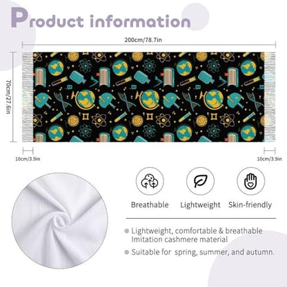 Ladies Warm Autumn Scarf Pashmina Wraps Shawl Winter Cozy - color: Picture (362)