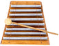 Meditation Chime Energy Chime Wood Percussion Chakra Chime, 8 Bars, Xylophone - PROFESSIONAL SOUND- JIVE® FEDERAL (TM) BRAND - size: 9"