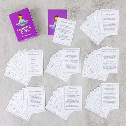 Workplace Mindfulness & Team Building Cards Mindful Work Bundle (2 Deck Set for Team Meetings, Reflection & Workplace Wellbeing)