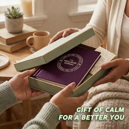&And Per Se Wellness Journal, Self Care & Daily Journal for Women, Mental Health Planner with Habit Tracker, Diet & Goals, Undated, Gift-Ready (Purple) - color: F-Purple