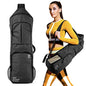 Yoga Mat Bag Carrier - Large Pockets & Water Bottle Holders. Yoga Backpack Fits 0.5" Thick x 26" Wide Mats. Hands-Free, Left-Right Switchable, Yoga, Gym, Cycling - color: Black