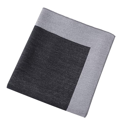 Women's Shawl Wrap Poncho Cape Cardigan Open Front Coat Shawl Wrap Scarf for Spring Fall Winter - color: Black Grey