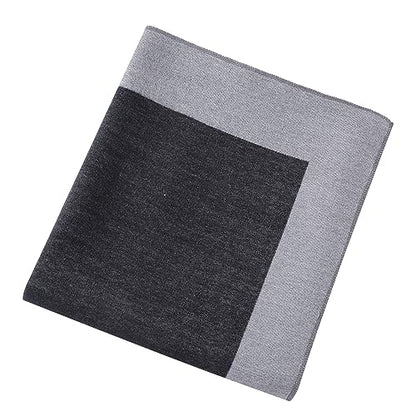 Women's Shawl Wrap Poncho Cape Cardigan Open Front Coat Shawl Wrap Scarf for Spring Fall Winter - color: Black Grey